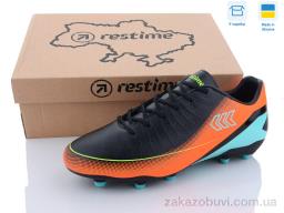 Футбольная обувь Restime DM023027-2 black-orange