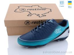 Футбольная обувь Restime DM023027-2 navy-cyan