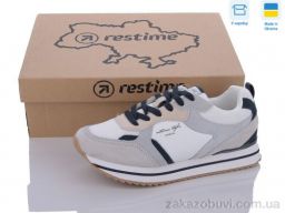 Кроссовки Restime JWB24031 grey-beige