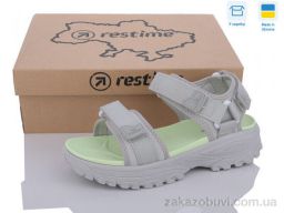 Босоножки Restime KWL24035 l.grey-mint