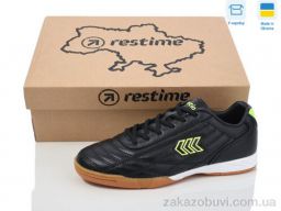 Футбольная обувь Restime DW024133 black-lime