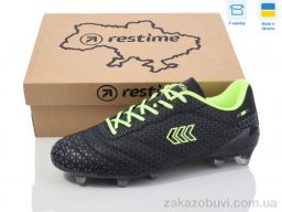 Футбольная обувь Restime DM024412-2 black-lime