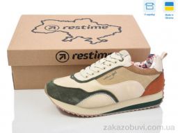 Кроссовки Restime JW024373 beige-khaki