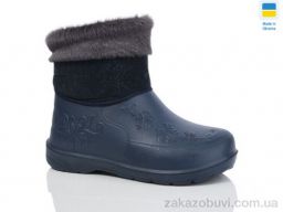 Сапоги из пены SANLIN Чобіт жін.опушк.т.синій