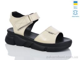 Босоножки Sali 1704-1 беж к. ч.п.