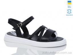 Босоножки Sali 1103 чорний-білий к.