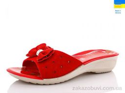 Шлепки Selena ТДД01904-03-1бант красный