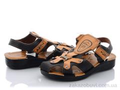 Сандалі Selena Туна черно-коричневая