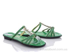 Шльопанці Selena 122-4 зеленый