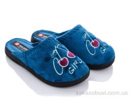 Тапки Soylu T003-4 d.blue