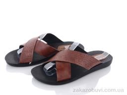 Шльопанці Soylu FC003 коричневий