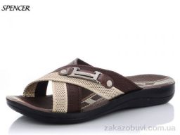 Шлепки Spencer 007 коричневый