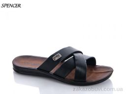 Шлепки Spencer 4310 чёрный лак