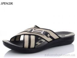 Шлепки Spencer 007 золото