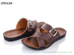 Шлепки Spencer 10461 коричневый