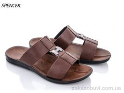 Шлепки Spencer 10348 коричневыйй