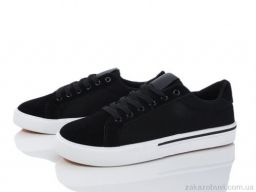 Кроссовки Violeta 182-75 black -white