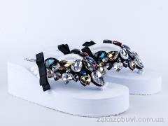 Шльопанці Violeta 110-1 white уцінка