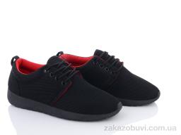 Кроссовки Violeta 4-308 black-red