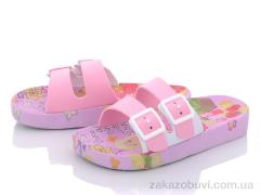 Шльопанці Violeta 12331 pink-pink