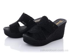 Шльопанці Violeta 15001 black