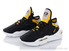 Кроссовки Violeta 177-18 black-yellow