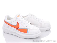 Кроссовки Violeta 172-39 white-orange