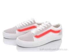 Кеди Violeta S5(A801) white-red