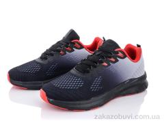 Кроссовки Violeta 24-152 black-red