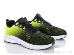 Кроссовки Violeta 24-152 green-black