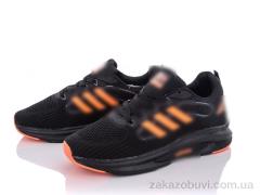 Кроссовки Violeta MB01(H240) black-orange