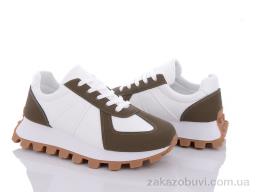 Кроссовки Violeta 149-9-7 white-olive