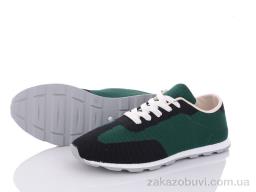 Кроссовки Violeta 176-0(176-23) black-green