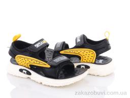 Сандалі Violeta DL43(b08) black-yellow