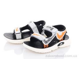 Сандалі Violeta DL45(B01) white-orange