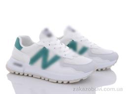 Кроссовки Violeta 150-5(150-25) white-green