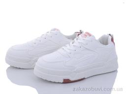 Кроссовки Violeta 45-96 white-red