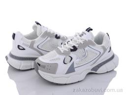 Кроссовки Violeta 136-21 white-grey