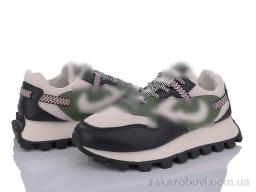 Кроссовки Violeta 81-3(81-32) beige-green