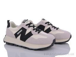 Кроссовки Violeta 170-19 beige-black