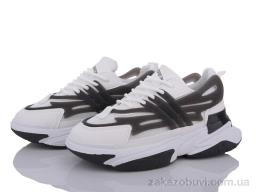 Кроссовки Violeta 149-37 white-black