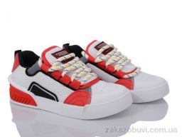 Кроссовки Violeta 143-42 white-red