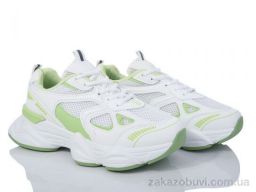 Кроссовки Violeta 20-1030 white-green