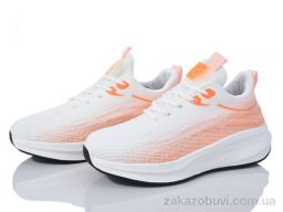 Кроссовки Violeta 176-33 white-orange