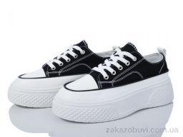 Кеды Violeta 182-39 black-white