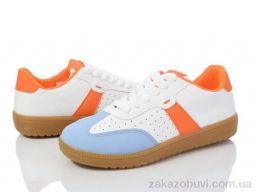 Кроссовки Violeta 143-45 white-blue