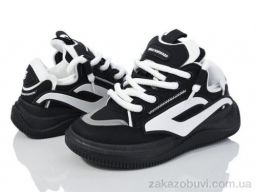 Кроссовки Violeta 136-27 black-white