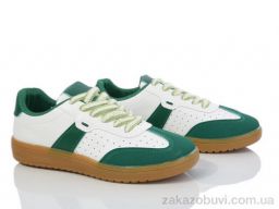 Кроссовки Violeta 143-45 white-green