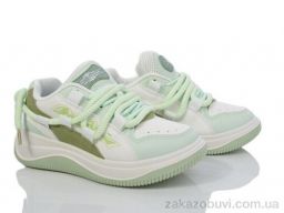 Кроссовки Violeta 136-28 white-green