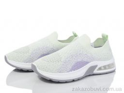 Кроссовки Violeta 92-35 green-purple